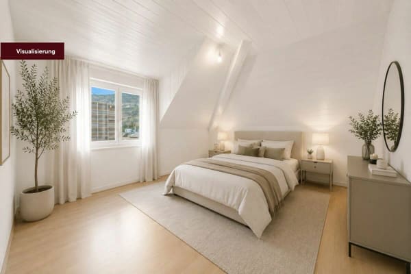 Immobilie in Visp - 170 mÂ² WohngefÃ¼hl mit Charakter und Walliser Bergpanorama - Bild 9