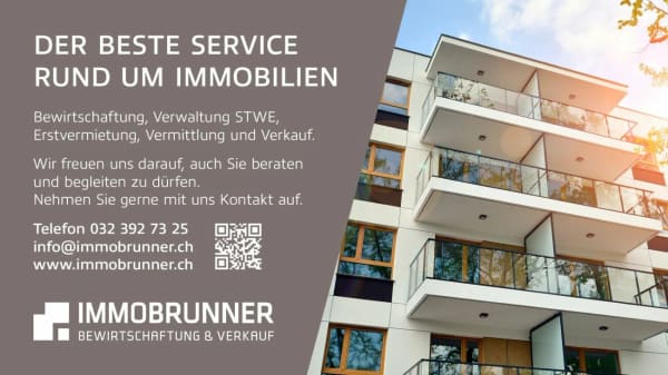 Immobilie in Aarberg - 3.5-Zimmer-Wohnung in charmanten, altersgerechtem Mehrfamilienhaus - Bild 13