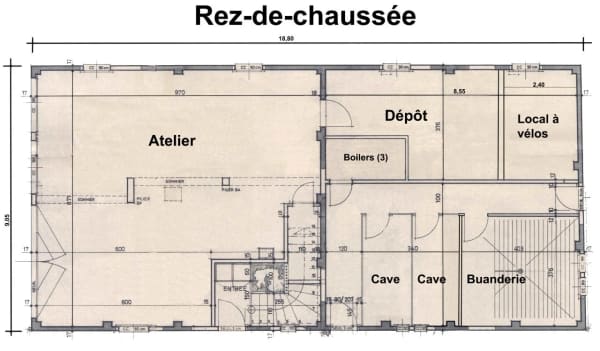 Immobilie in Payerne - Petit immeuble locatif avec affectation mixte au centre de Payerne - Bild 24