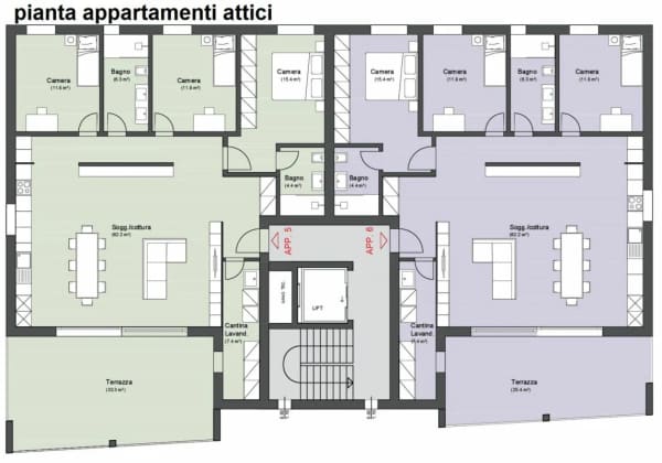 Immobilie in Cama - ATTICO 4.5 LOCALI CON AMPIA TERRAZZA - Bild 8