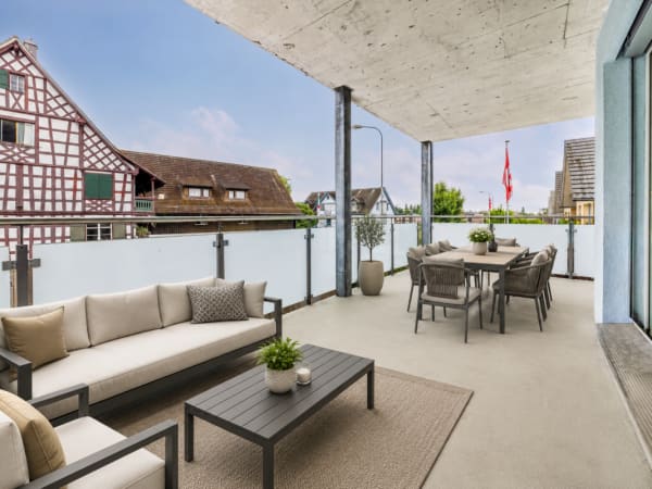 Immobilie in Münsterlingen - SEENAH WOHNEN: GROSSZÜGIGE 4.5-ZIMMER-WOHNUNG MIT GEDECKTER TERRASSE - Bild 2