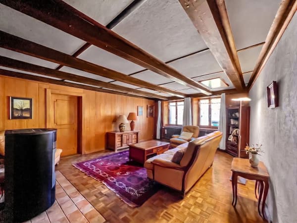 Immobilie in Les Charbonnières - Maison à vendre à la Vallée de Joux de 6.5 pièces - 230 m², avec appartement de 2 pièces et grand jardin - Bild 12