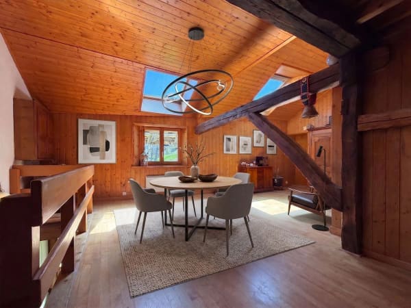 Immobilie in Les Charbonnières - Maison à vendre à la Vallée de Joux de 6.5 pièces - 230 m², avec appartement de 2 pièces et grand jardin - Bild 5