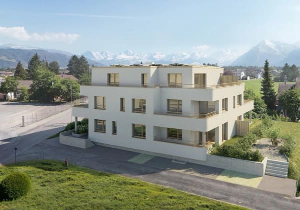 Immobilie in Uetendorf - Moderne Neubau 3.5-Zimmer EG Wohnung in Uetendorf - Bild 0