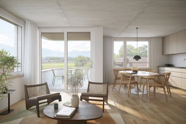 Immobilie in Uetendorf - Moderne Neubau 3.5-Zimmer EG Wohnung in Uetendorf - Bild 3