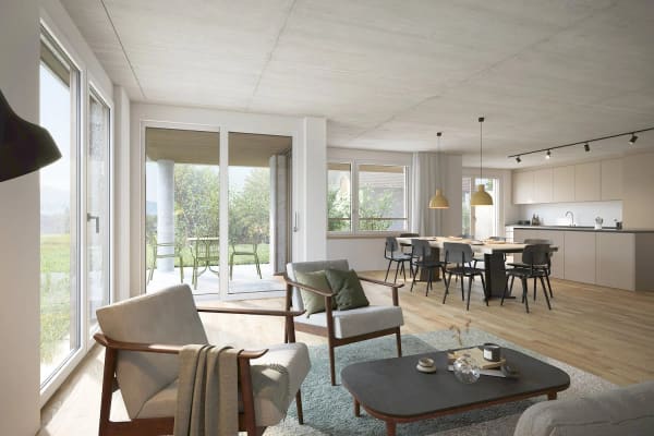 Immobilie in Uetendorf - Moderne Neubau 3.5-Zimmer EG Wohnung in Uetendorf - Bild 4