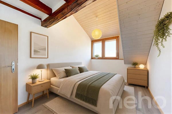 Immobilie in Attalens - Grand duplex 3.5 piÃ¨ces lumineux et bien agencÃ© - Bild 6