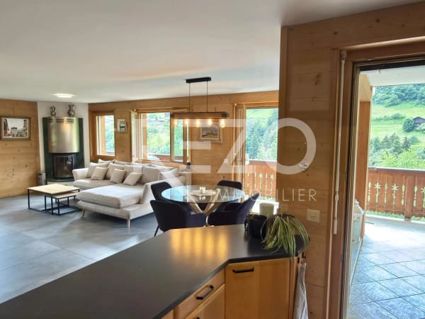 Immobilie in Troistorrents - Appartement de 4,5 piÃ¨ces avec grand balcon et vue panoramique. Troistorrents, VS - Bild 2