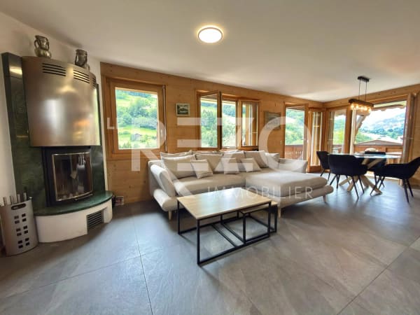 Immobilie in Troistorrents - Appartement de 4,5 piÃ¨ces avec grand balcon et vue panoramique. Troistorrents, VS - Bild 5