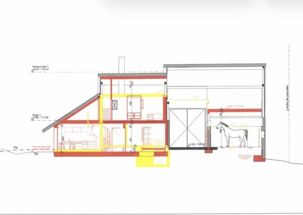 Immobilie in Lentigny - Ferme Ã  rÃ©nover, avec habitation et rural Ã©questre - Bild 3