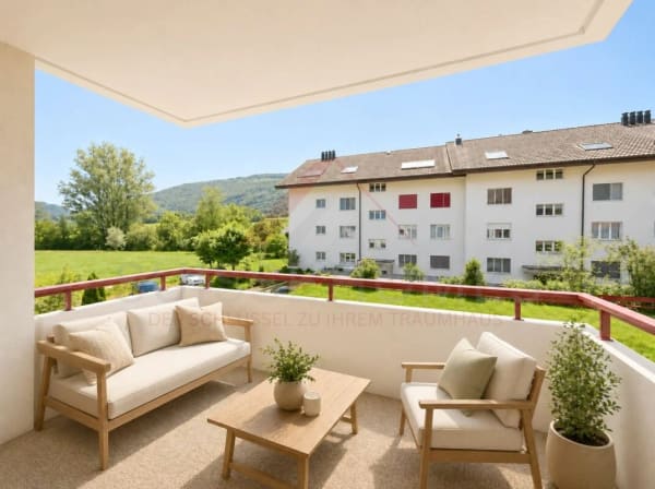 Immobilie in Laupersdorf - 3.5-Zimmer-Wohnung mit Weitsicht und ruhigem Wohngefühl in Laupersdorf - Bild 1