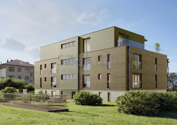Immobilie in Hünibach - Exklusiver Wohnraum mit See- und Bergsicht am Thunersee - Bild 1