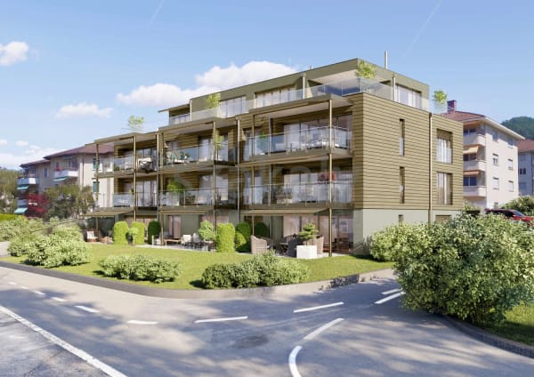 Immobilie in Hünibach - Exklusiver Wohnraum mit See- und Bergsicht am Thunersee - Bild 5