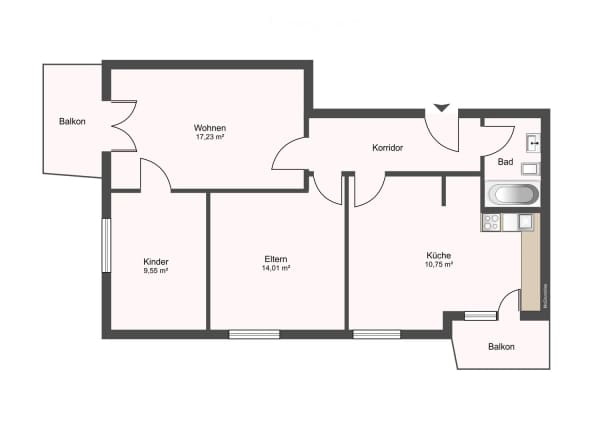 Immobilie in Kollbrunn - Charmante 3.5-Zimmer-Wohnung in Kollbrunn zu kaufen - Bild 9