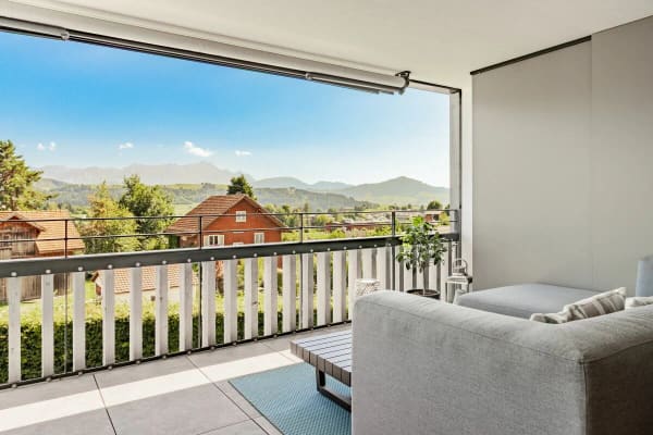 Immobilie in Teufen Ar - Stilvolle 3.5-Zimmer-Wohnung mit Alpsteinblick - Bild 9