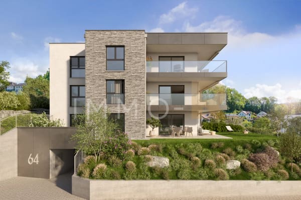 Immobilie in Tatroz - Dernier appartement 2,5 pièces avec jardin - Bild 0
