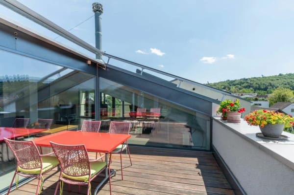 Immobilie in Brugg Ag - Exklusives Penthouse im obersten Stockwerk mit zwei Terrassen, Ã¼berwiegend offener Grundriss mit rund 181 m2 - Bild 10