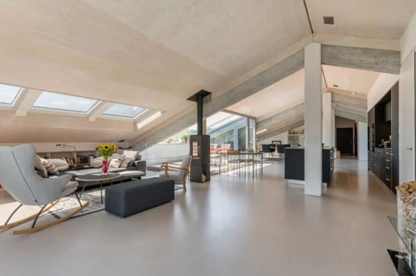 Immobilie in Brugg Ag - Exklusives Penthouse im obersten Stockwerk mit zwei Terrassen, Ã¼berwiegend offener Grundriss mit rund 181 m2 - Bild 11