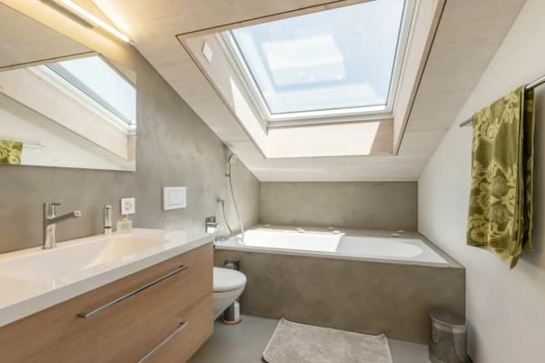 Immobilie in Brugg Ag - Exklusives Penthouse im obersten Stockwerk mit zwei Terrassen, Ã¼berwiegend offener Grundriss mit rund 181 m2 - Bild 16