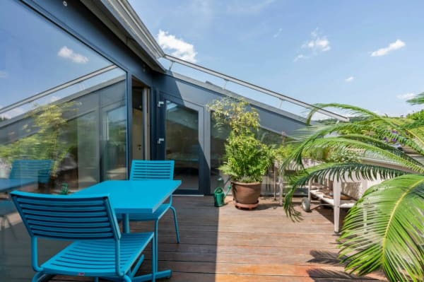 Immobilie in Brugg Ag - Exklusives Penthouse im obersten Stockwerk mit zwei Terrassen, Ã¼berwiegend offener Grundriss mit rund 181 m2 - Bild 8