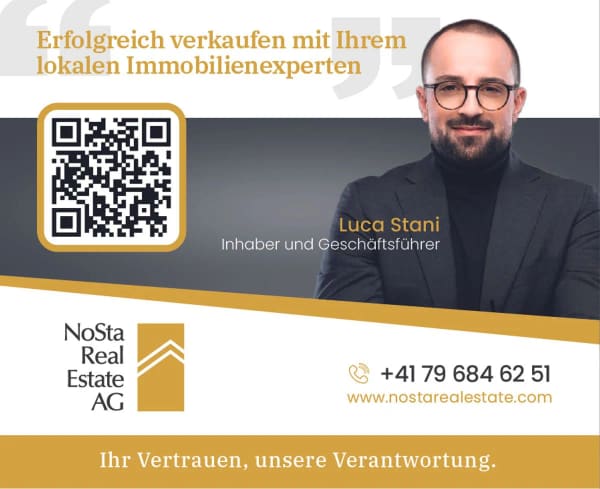 Immobilie in Konolfingen - 5.5-Zimmer-Maisonette: 146 m² Wohnkomfort mit Galerie, Terrasse und Weitsicht - Bild 12