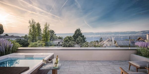 Immobilie in Anières - Luxury triplex with private elevator serving all levels, from basement - Bild 5