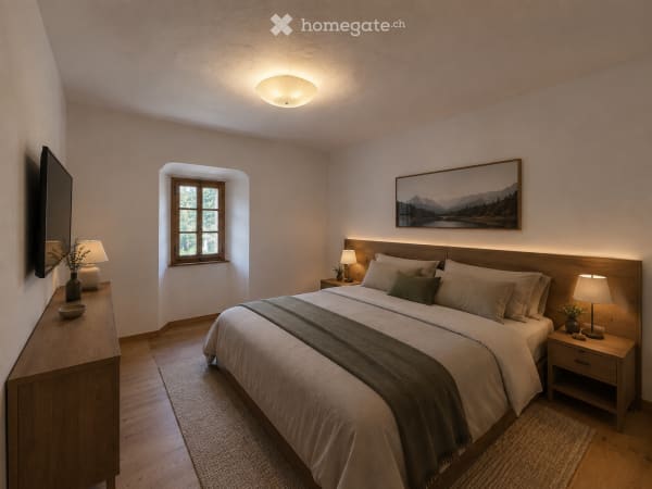 Immobilie in Madulain - Elegant Alpine Apartment in an Authentic Engadine House - Bild 9
