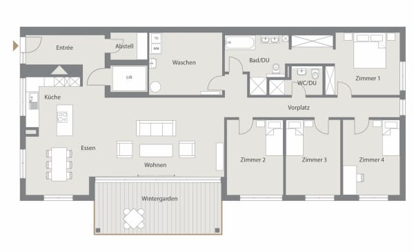 Immobilie in Oberägeri - 5.5-Zimmerwohnung mit unverbaubarer See- und Bergsicht - Bild 14