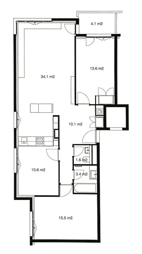 Immobilie in Bevaix - Charmant appartement PPE de 4.5 pièces avec balcon - Bild 12