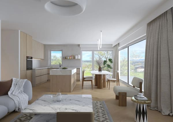 Immobilie in Fortunau - Charmant appartement de 2.5 pièces avec vue à Fortunau (Ayent) - Bild 7