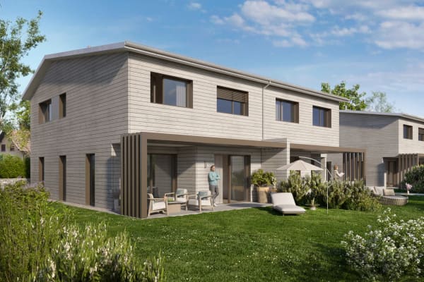 Immobilie in Sorens - Villa jumelle A2 - 5,5 piÃ¨ces sur un terrain de 274 mÂ² - Bild 0