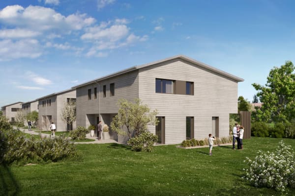 Immobilie in Sorens - Villa jumelle A2 - 5,5 piÃ¨ces sur un terrain de 274 mÂ² - Bild 1