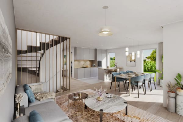 Immobilie in Sorens - Villa jumelle A2 - 5,5 piÃ¨ces sur un terrain de 274 mÂ² - Bild 4
