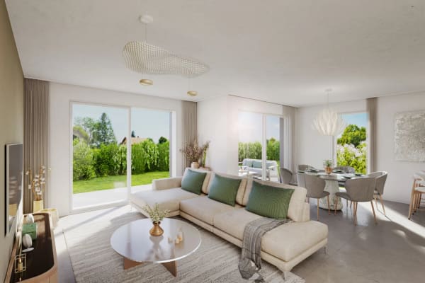 Immobilie in Sorens - Villa jumelle A2 - 5,5 piÃ¨ces sur un terrain de 274 mÂ² - Bild 8