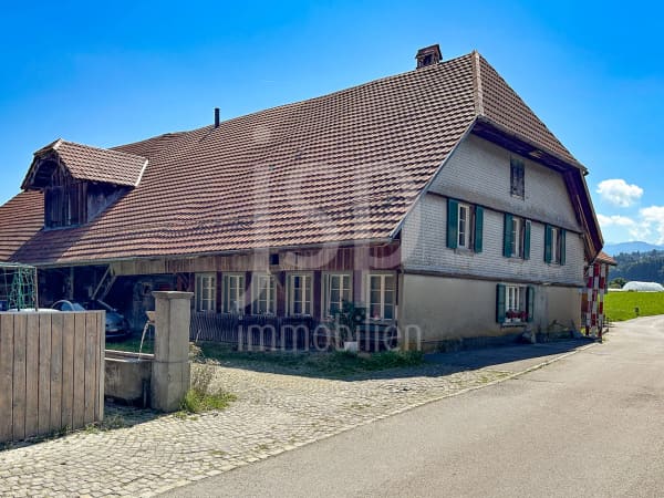 Immobilie in Schwarzenburg - UngewÃ¶hnliche 4.5 Zimmer Wohnung mit grosszÃ¼giger Galerie - Bild 0