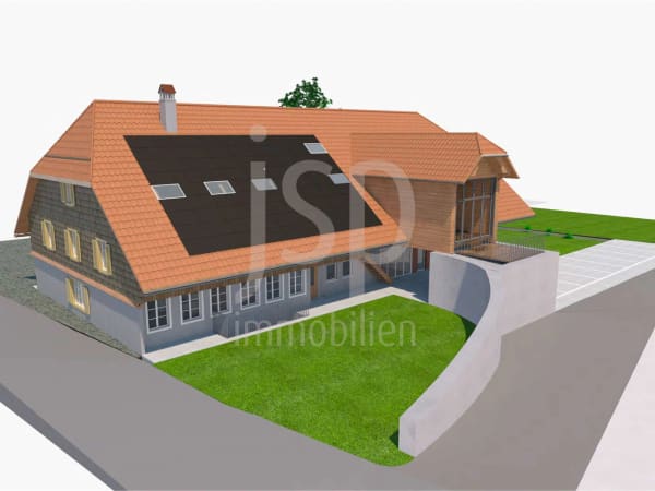 Immobilie in Schwarzenburg - UngewÃ¶hnliche 4.5 Zimmer Wohnung mit grosszÃ¼giger Galerie - Bild 3