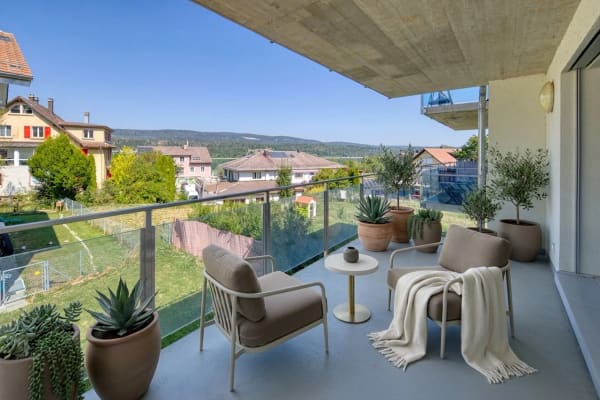 Immobilie in Les Bioux - Bel appartement traversant de 3.5 pièces avec échappée lac - Bild 8