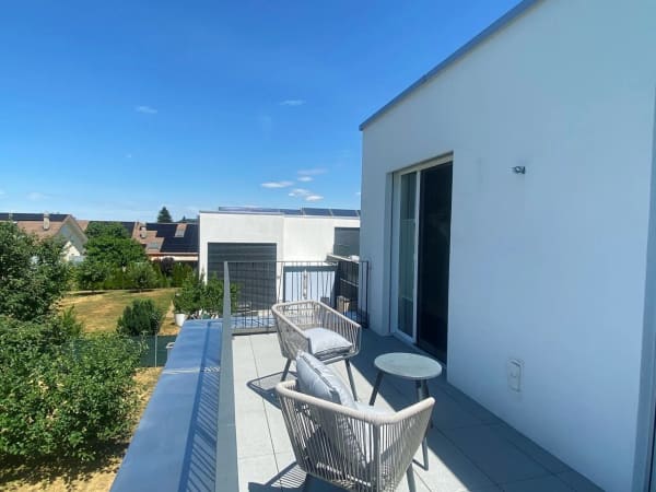 Immobilie in Prez-vers-noréaz - Magnifique maison d'architecte avec piscine et garage double - Bild 7