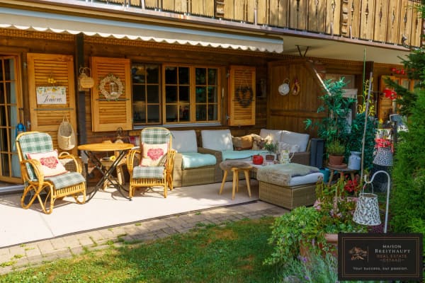 Immobilie in Schönried - Heimelige 3.5-Zi.-Gartenwohnung mit Terrasse in Schönried - Bild 9