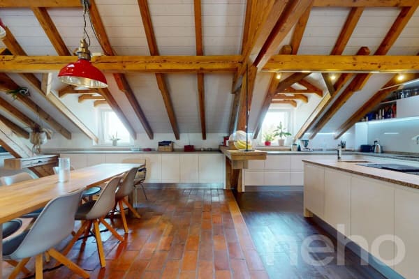 Immobilie in Mézières Fr - Magnifique Duplex sous les toits : l'espace et l'esprit d'une maison - Bild 3