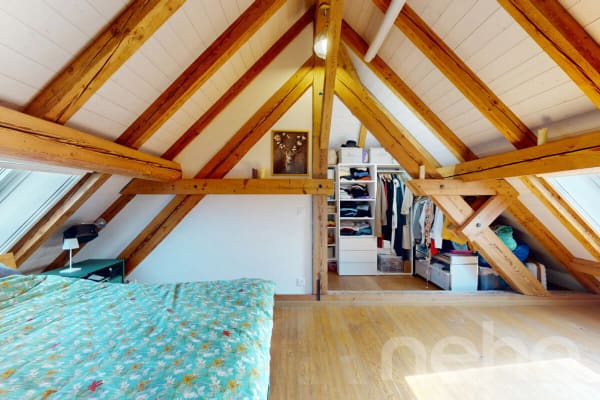 Immobilie in Mézières Fr - Magnifique Duplex sous les toits : l'espace et l'esprit d'une maison - Bild 8