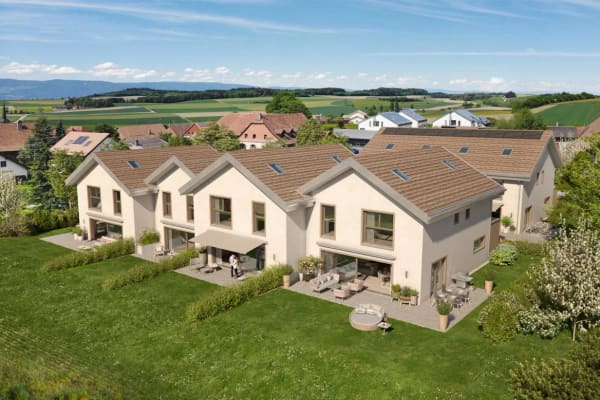 Immobilie in Thierrens - NOUVEAU PROJET DE 6 VILLAS FAMILIALES Ã€ THIERRENS AVEC JARDINS ! - Bild 3