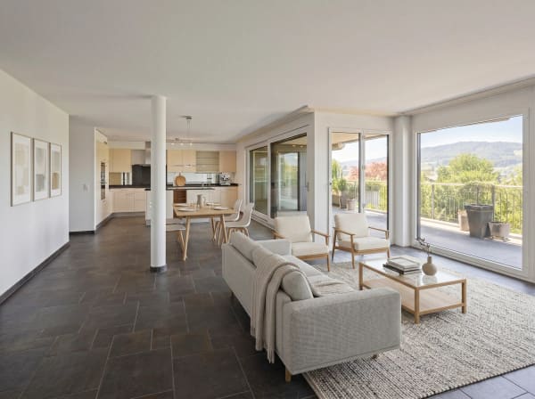 Immobilie in Seengen - GrosszÃ¼gige Wohnoase mit Weitsicht und Terrasse am Hallwilersee - Bild 0