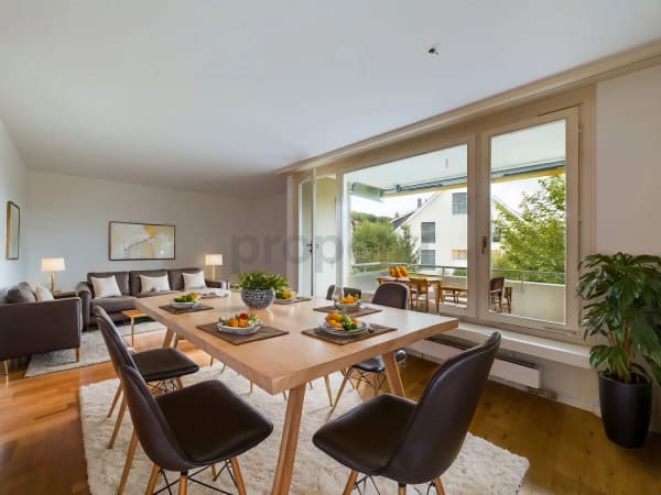 Immobilie in Eggenwil - Frisch renoviertes WohnglÃ¼ck mit grosszÃ¼gigem Balkon - Bild 0