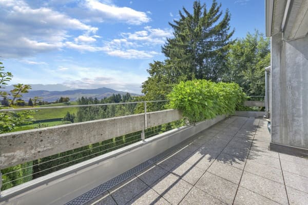 Immobilie in Niederteufen - Wohnen wie im Einfamilienhaus! Riesige, gepflegte Maisonette-Wohnung mit Alpsteinpanorama und Schwimmbad - Bild 8