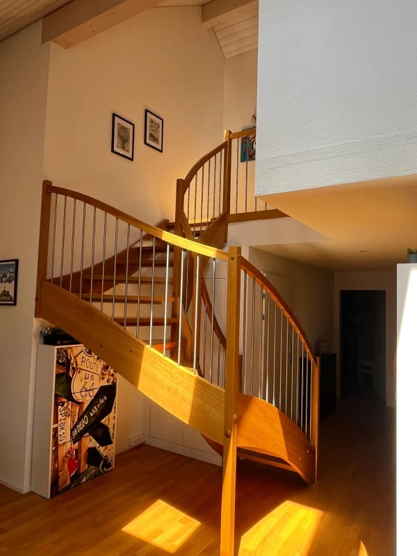 Immobilie in Oberkulm - 4.5-Zimmer-Maisonette-Wohnung mit viel Charme und grossem Balkon. - Bild 12