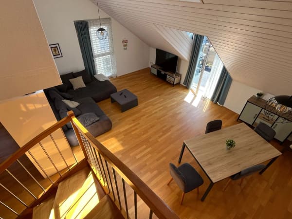 Immobilie in Oberkulm - 4.5-Zimmer-Maisonette-Wohnung mit viel Charme und grossem Balkon. - Bild 13