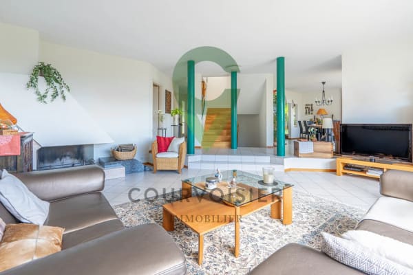 Immobilie in Denens - Maison jumelle de 7.5 piÃ¨ces avec belle vue sur le lac - Bild 1