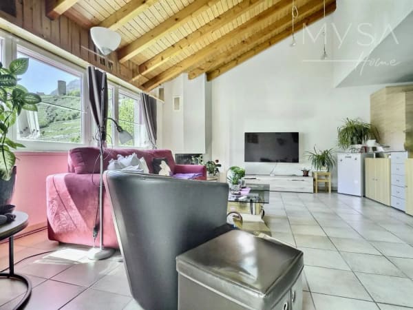 Immobilie in Saillon - Bel appartement de 4Â½ piÃ¨ces situÃ© au dernier Ã©tage - Bild 0