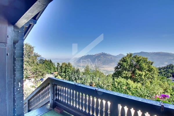 Immobilie in Les Giettes - Chalet en madriers, vue lac LÃ©man et montagnes - Vente aux Ã©trangers OK - Bild 12
